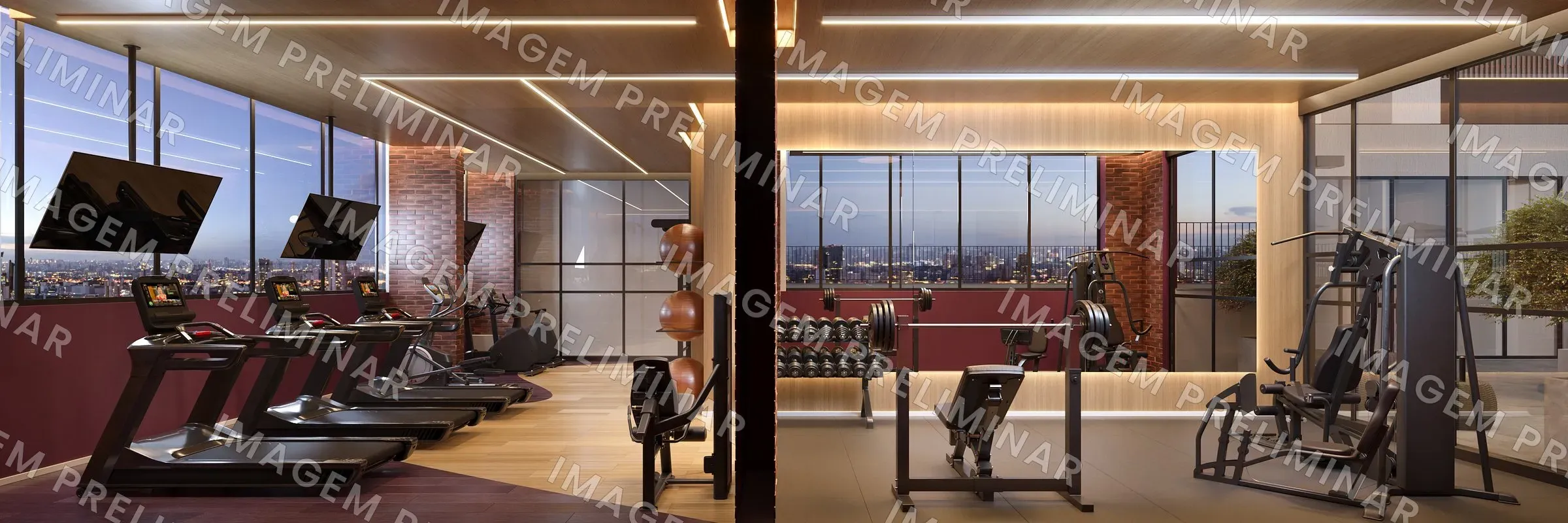 Academia - Área de lazer do Absoluto Vila Prudente em Vila Prudente, São Paulo