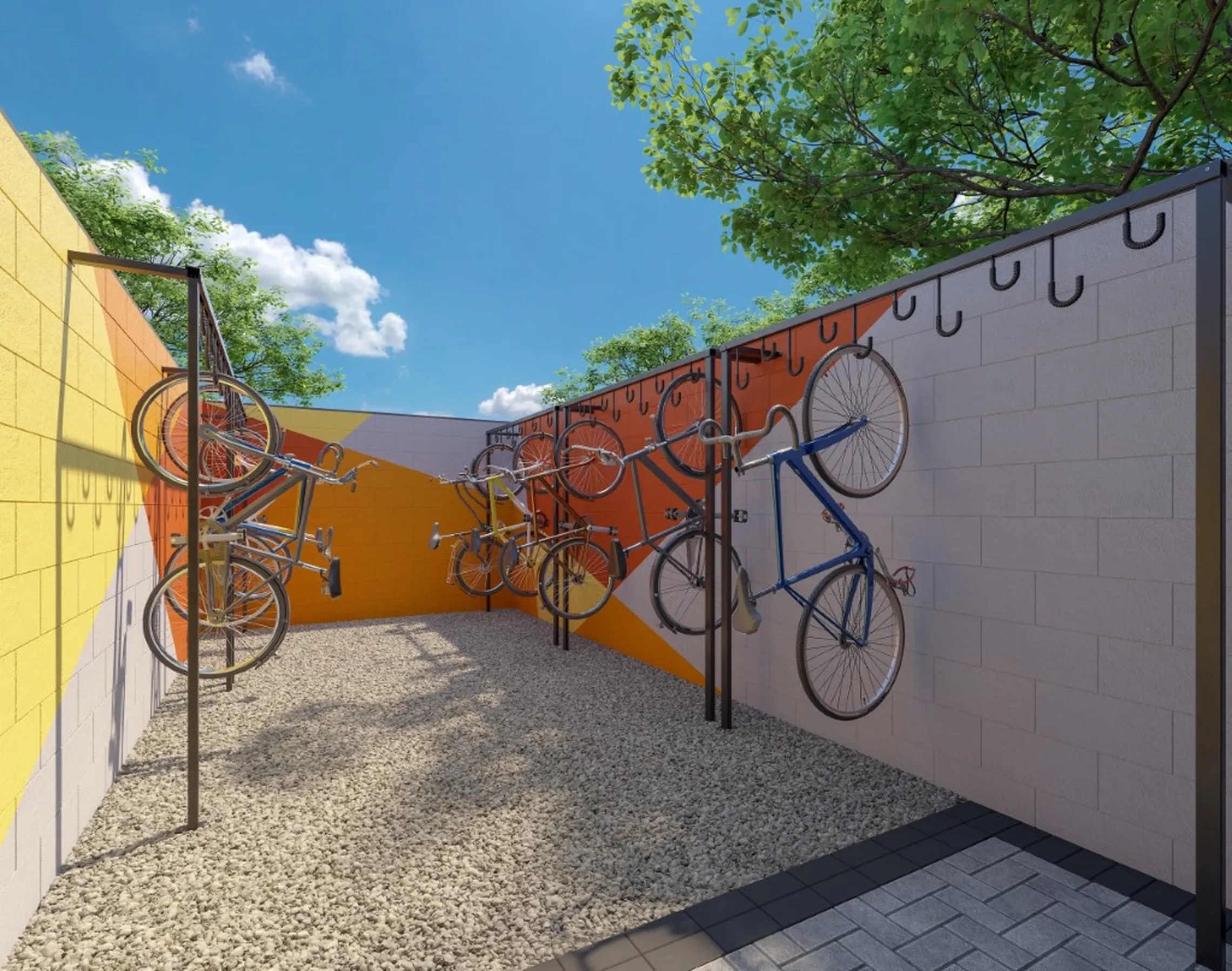 Bicicletário - Área de lazer do Mundo Apto Estação Borba Gato em Chácara Santo Antônio, São Paulo