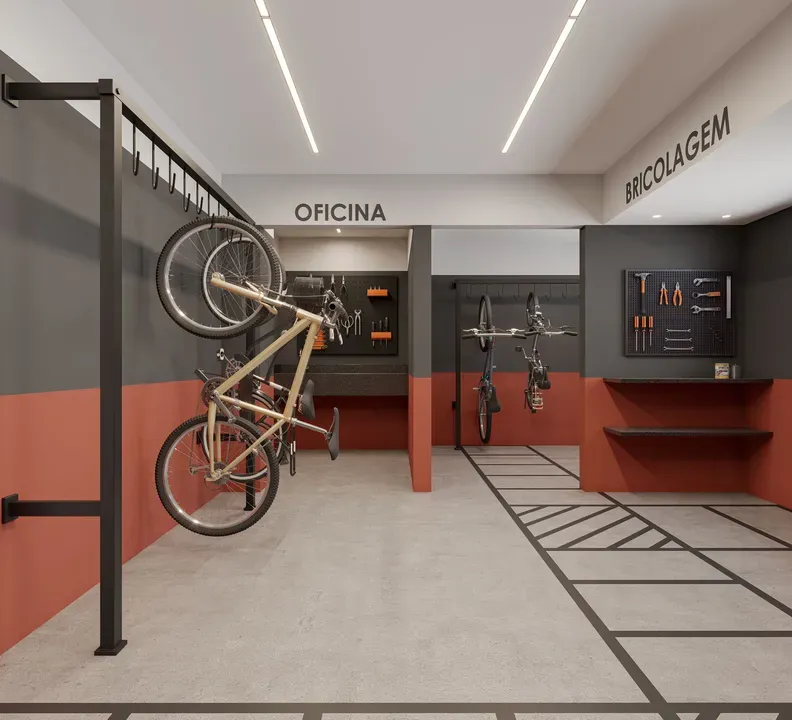 Bicicletário - Área de lazer do Kazzas Vila Carrão em Vila Carrão, São Paulo