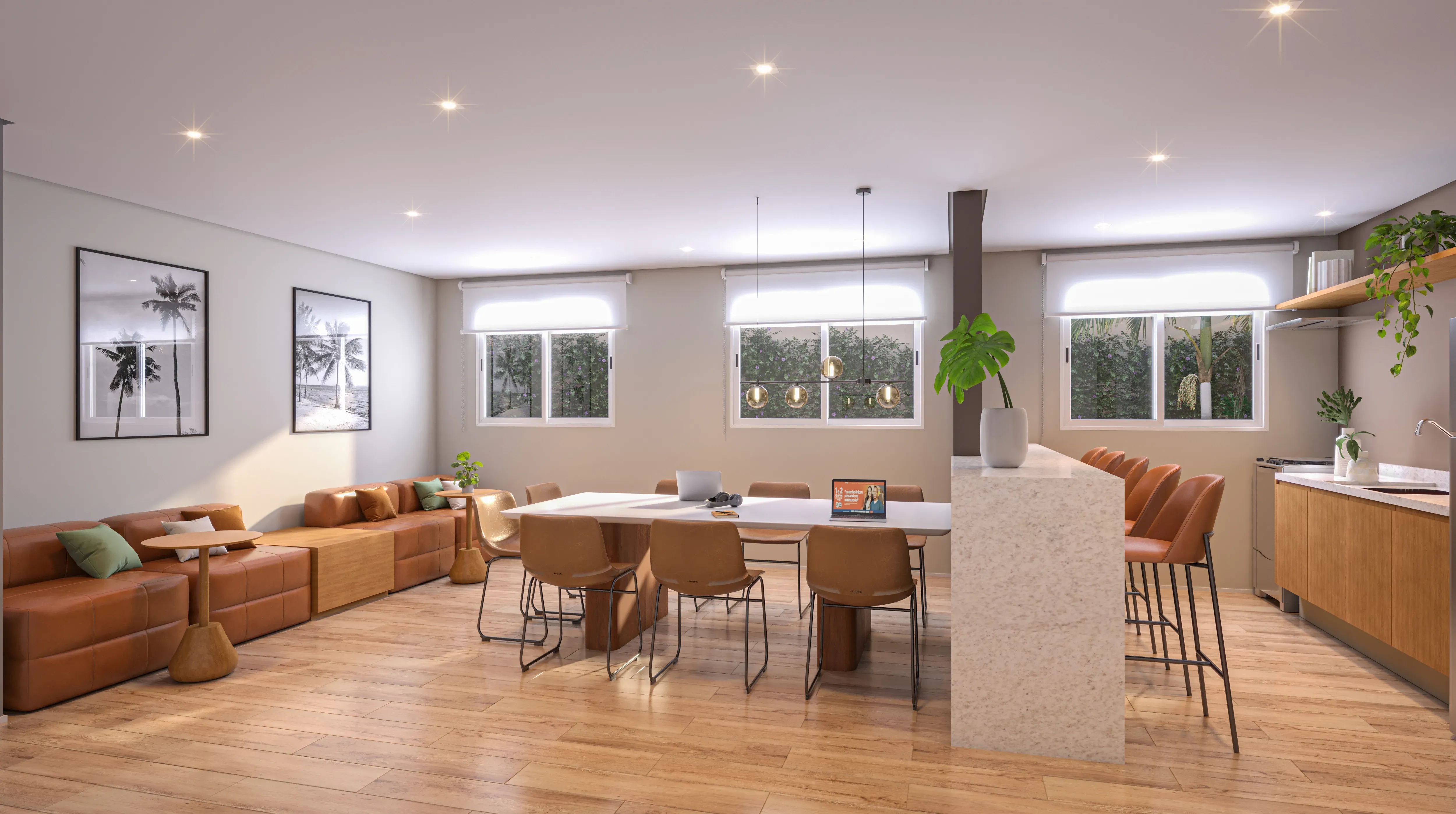 Coworking - Área de lazer do Vibra Belenzinho em Belenzinho, São Paulo
