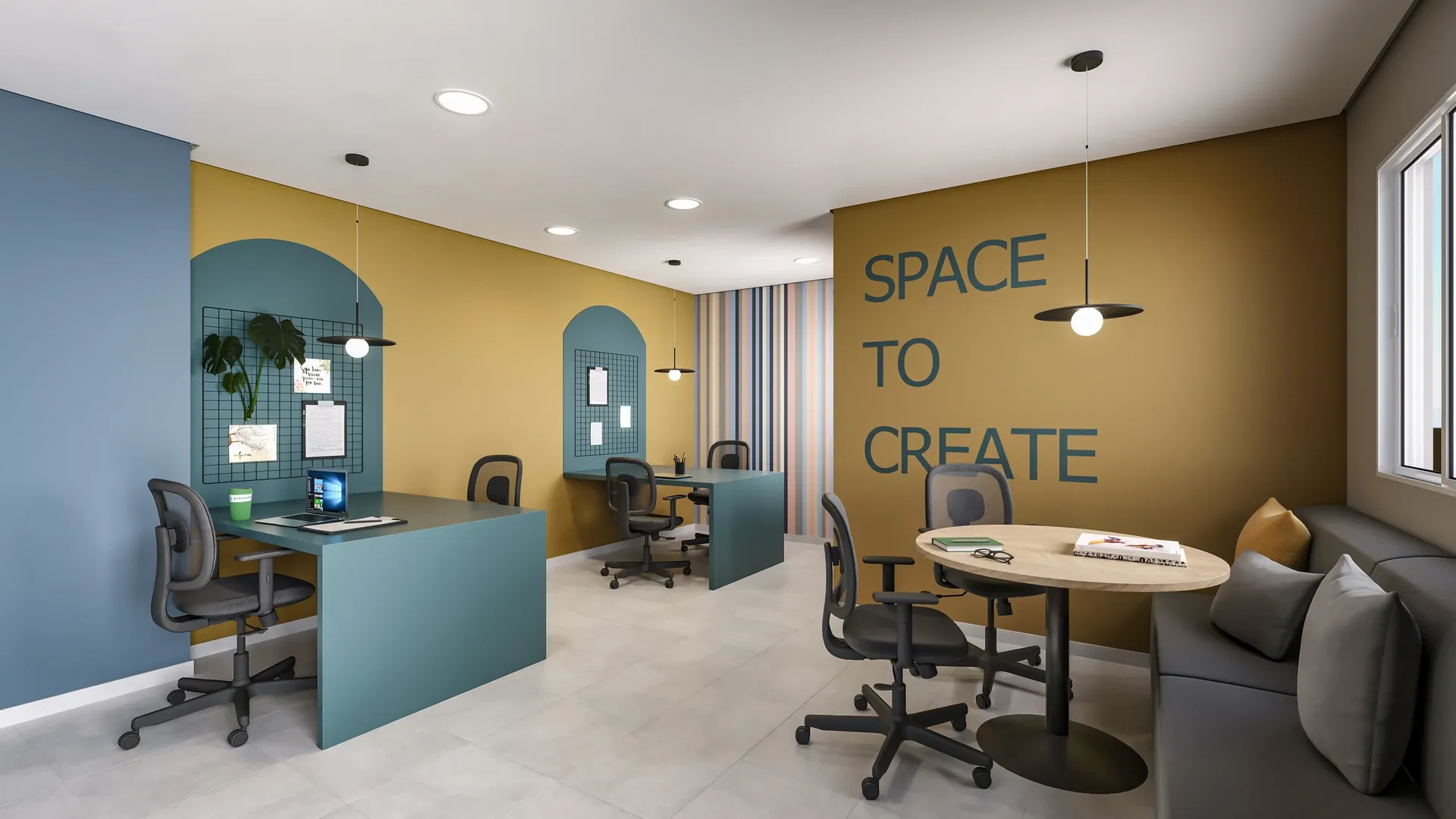 Coworking - Área de lazer do Tee Marajoara em Vila Campo Grande, São Paulo