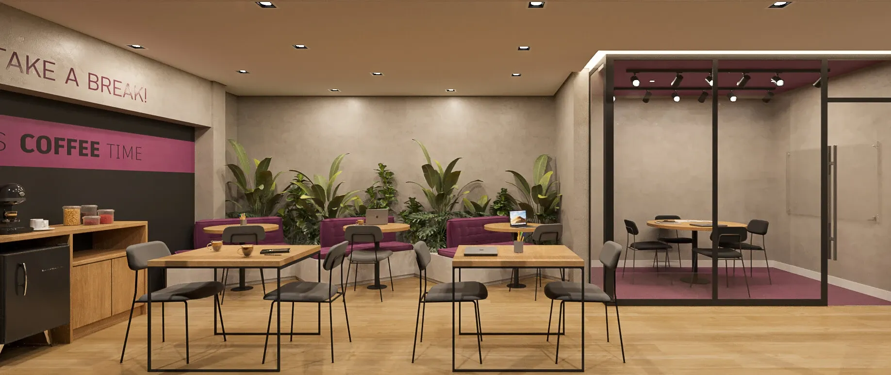 Coworking - Área de lazer do EVO Vila Clementino em Vila Clementino, São Paulo