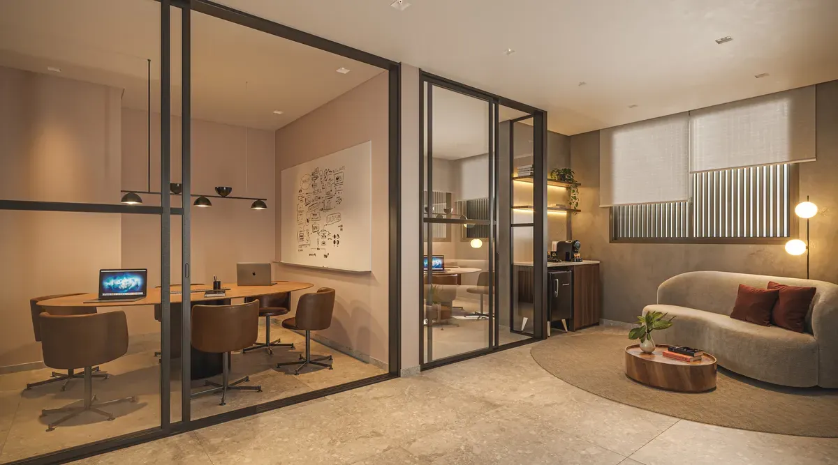 Coworking - Área de lazer do Alves Pinheiros em Pinheiros, São Paulo