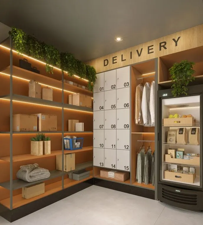 Delivery - Área de lazer do Today Paraíso em Paraíso, São Paulo