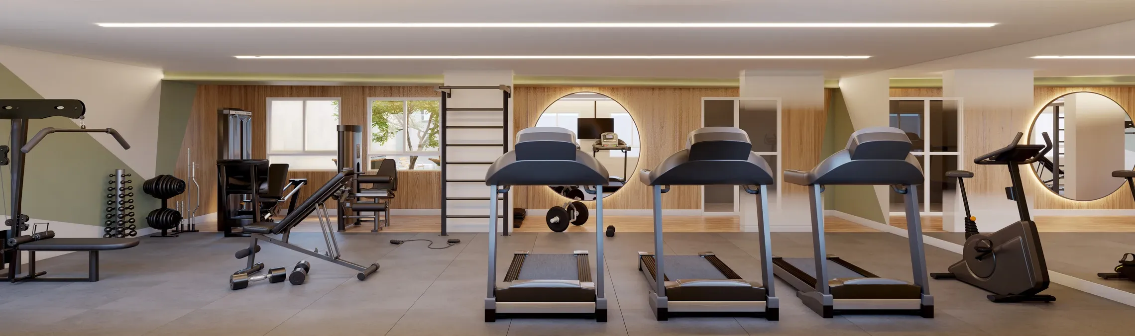 Academia - Área de lazer do Unique Fit Vila Mariana em Vila Mariana, São Paulo