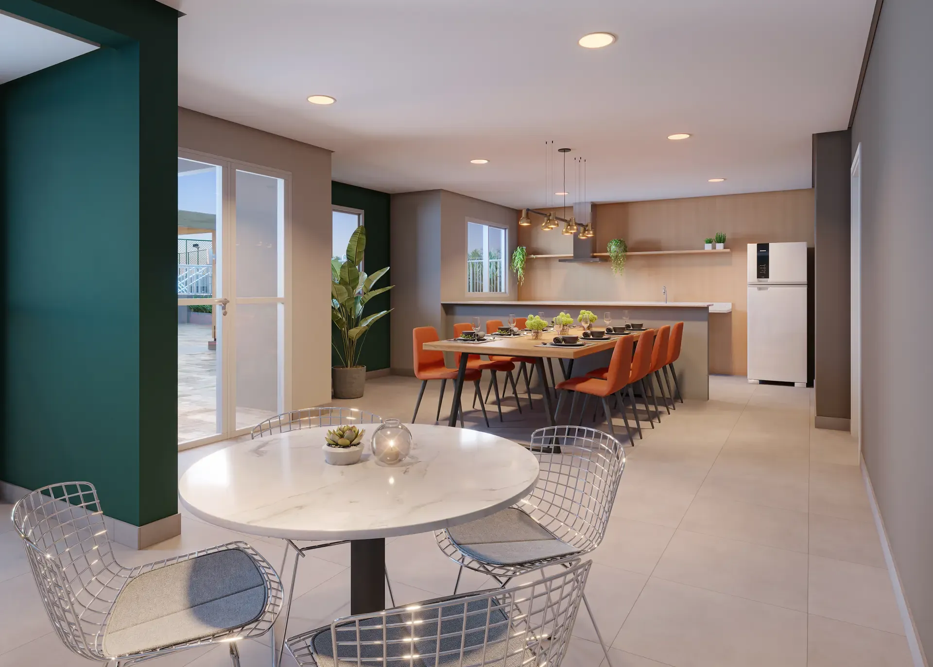 Espaço Gourmet - Área de lazer do Win Ibitirama em Vila Prudente, São Paulo