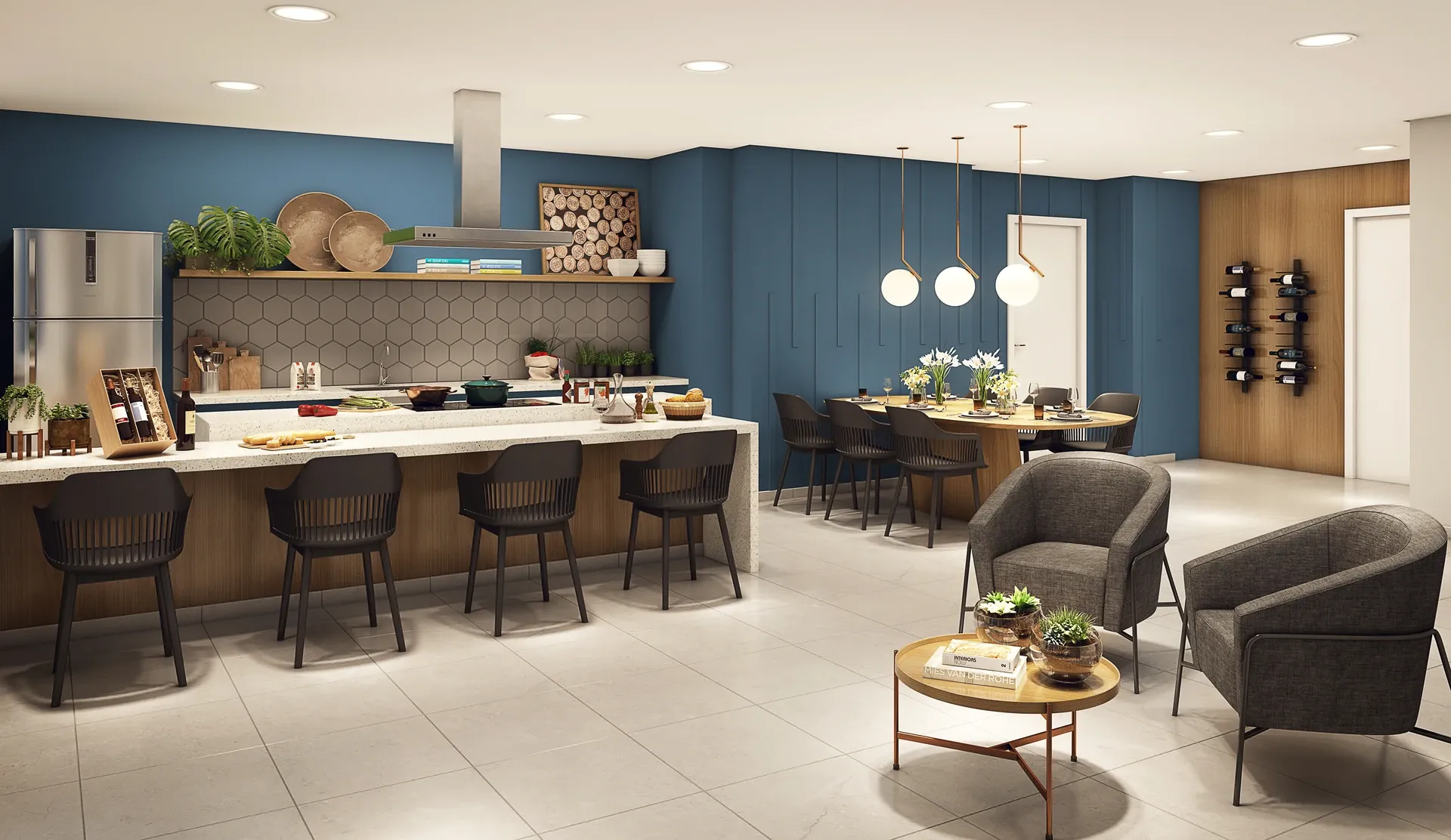 Espaço Gourmet - Área de lazer do Epic Jaguaré em Jaguaré, São Paulo