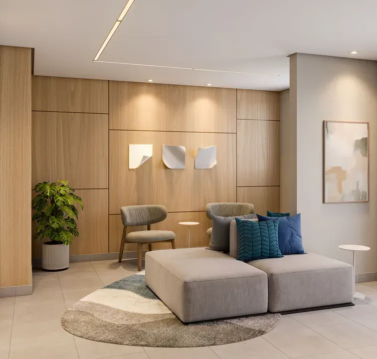 Hall - Área de lazer do Kazzas Vila Carrão em Vila Carrão, São Paulo