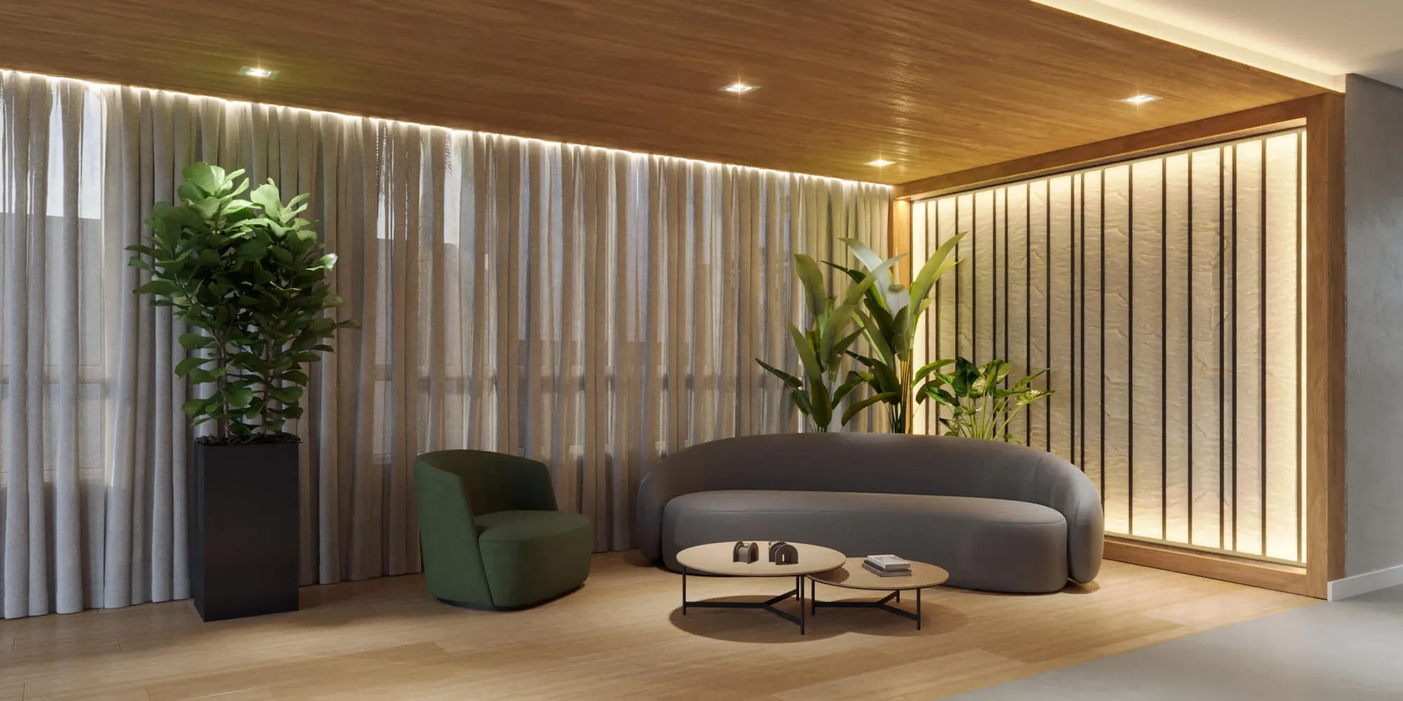 Hall - Área de lazer do EVO Vila Clementino em Vila Clementino, São Paulo