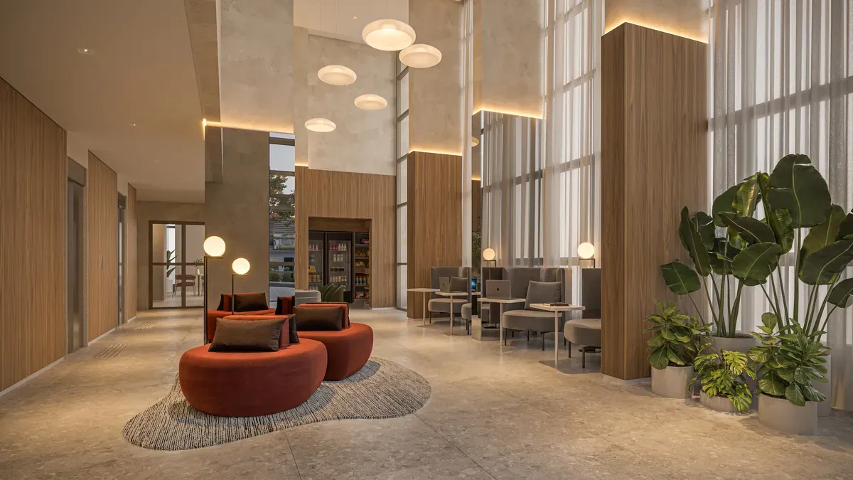 Lobby - Área de lazer do Alves Pinheiros em Pinheiros, São Paulo
