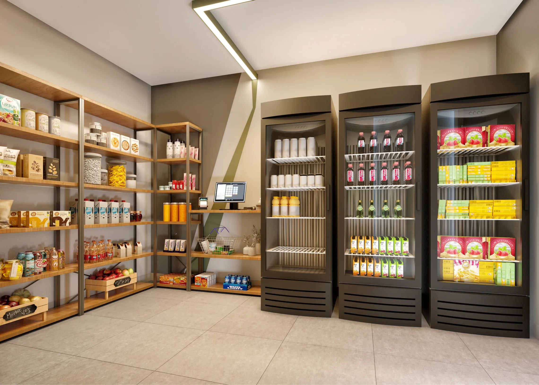 Minimercado - Área de lazer do Unique Fit Vila Mariana em Vila Mariana, São Paulo