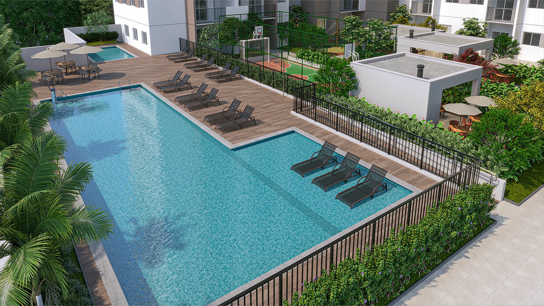 Piscina - Área de lazer do Vibra Mooca em Mooca, São Paulo