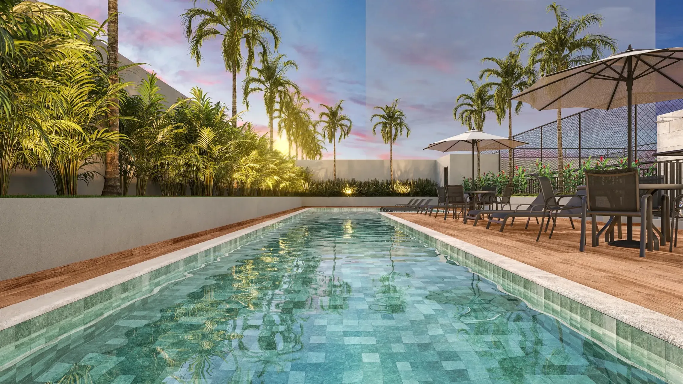 Piscina - Área de lazer do Class Prime em Vila Prudente, São Paulo