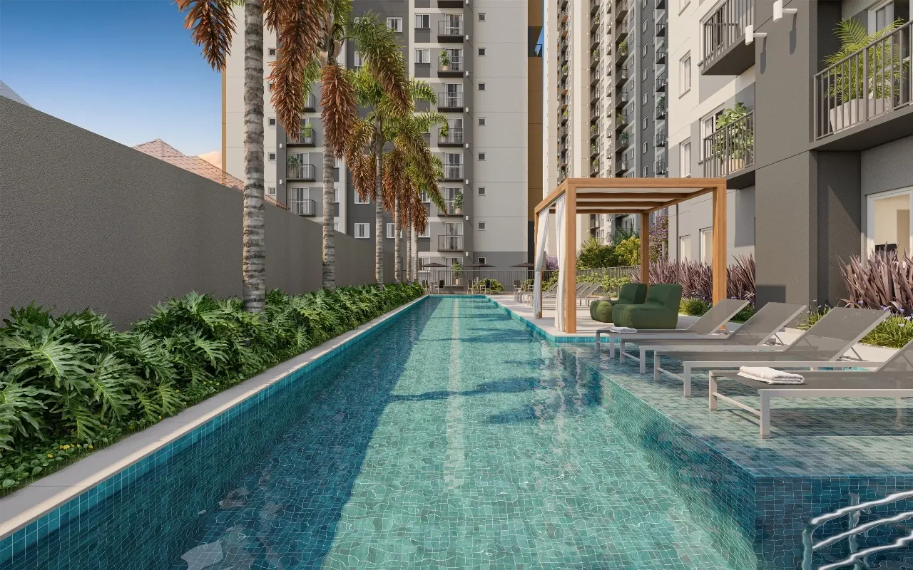 Piscina - Área de lazer do Elev Ipiranga em Ipiranga, São Paulo