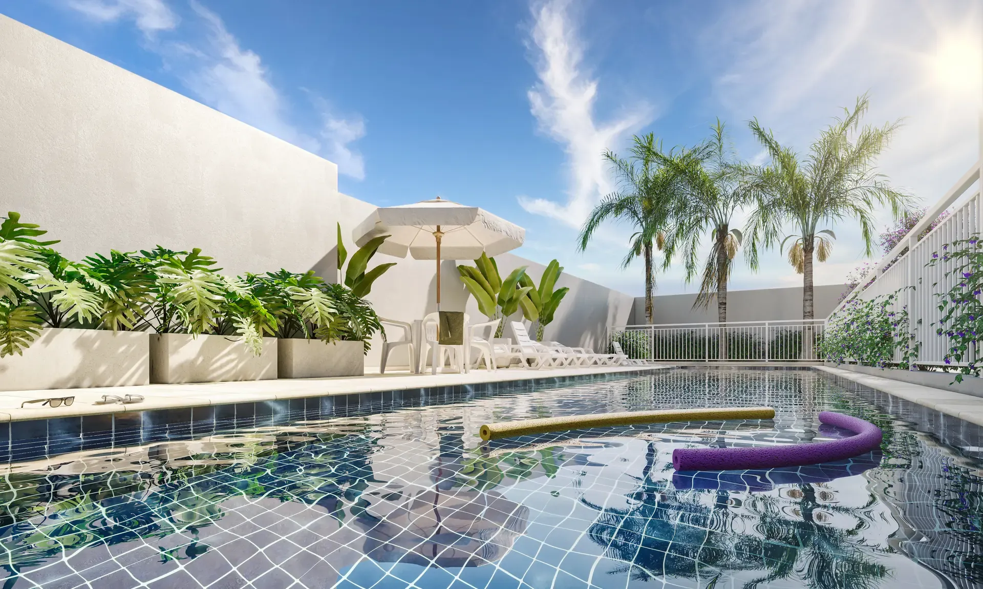 Piscina - Área de lazer do Rangel Brás em Brás, São Paulo