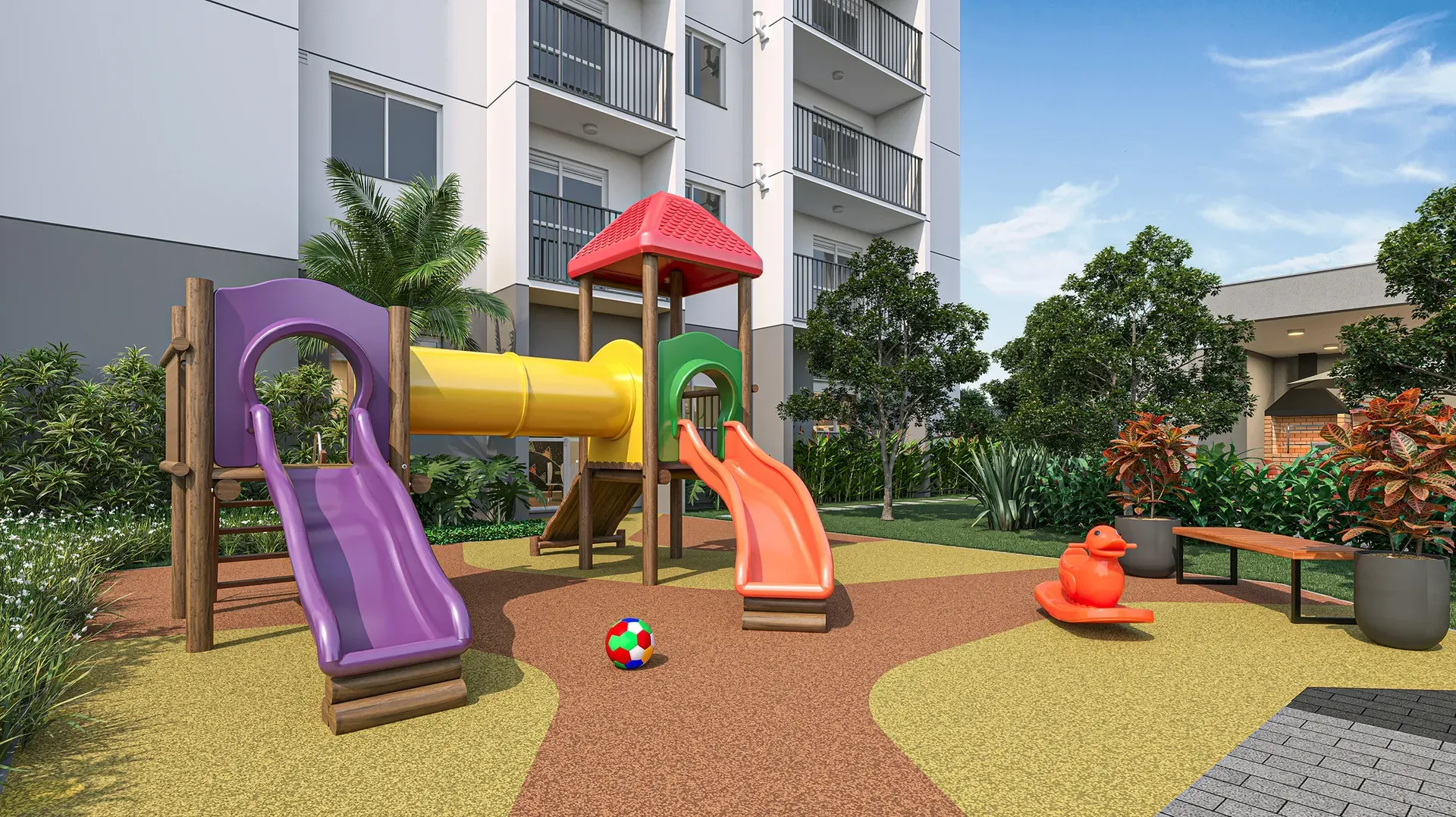 Playground - Área de lazer do Vibra Vila Romana em Vila Romana, São Paulo