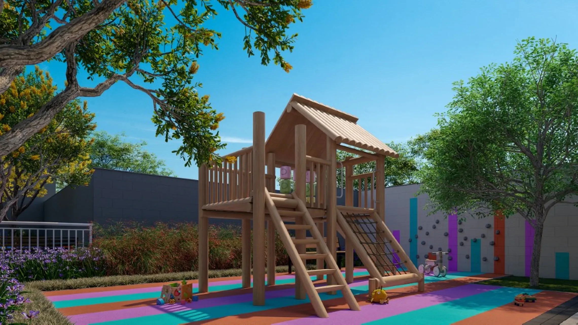 Playground - Área de lazer do Mundo Apto Estação Borba Gato em Chácara Santo Antônio, São Paulo